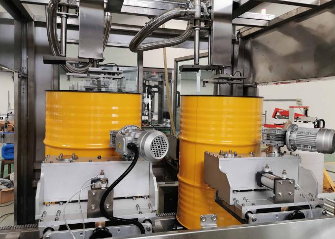 خط تعبئة زيت التشحيم 200 لتر