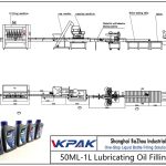 Automatic 50ML-1L Lubricating Oil Filling Line خط تعبئة زيت التشحيم الأوتوماتيكي 50 مل -1 لتر