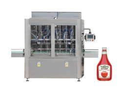 جرة الطماطم جرة كاتشب ملء التعبئة